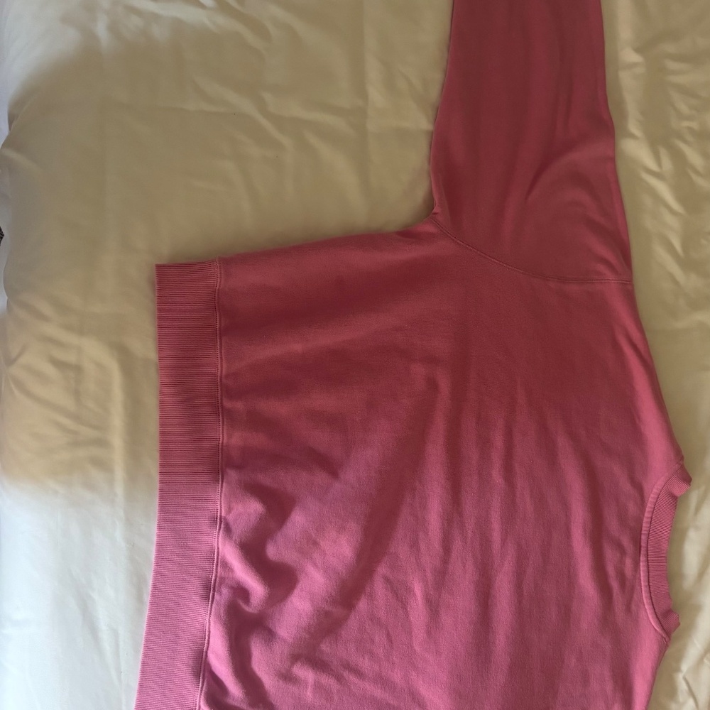 Pacsun Pacific Sunwear Oversized Pink Crewneck Sweatshirt - Picture 4 of 4